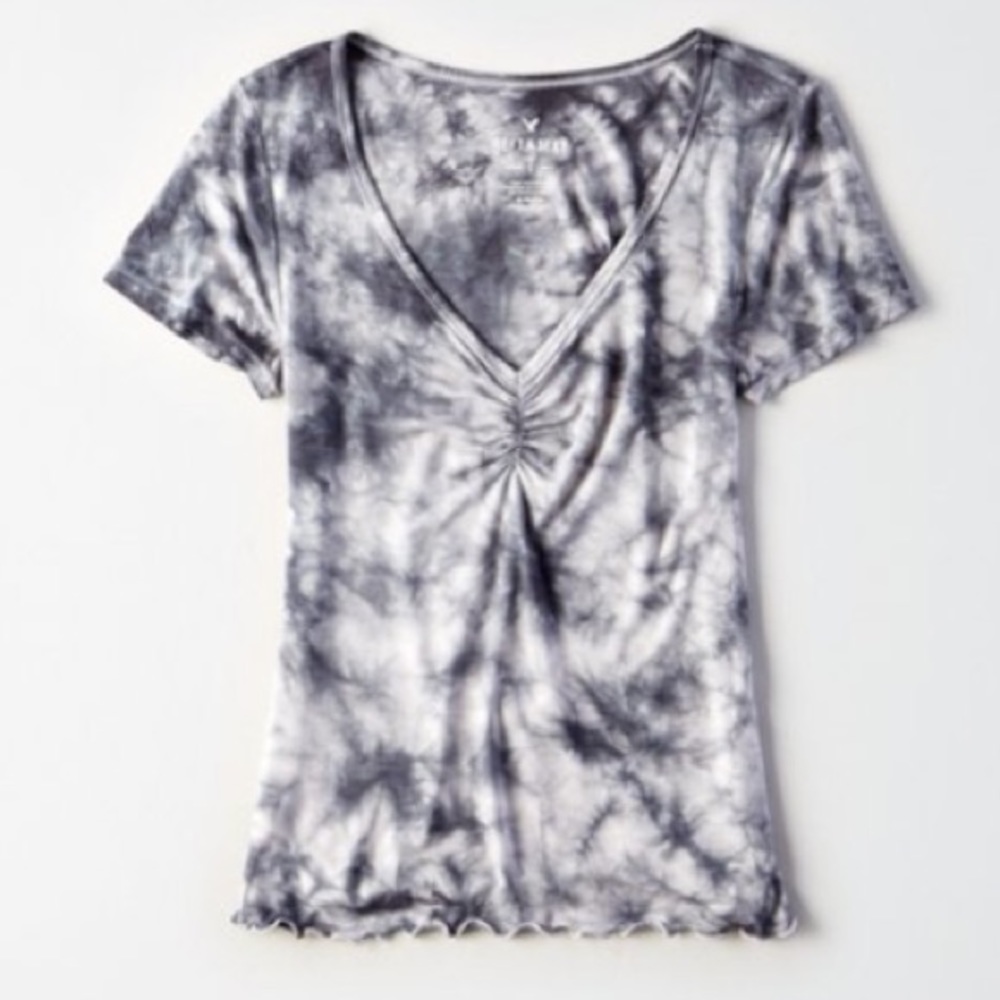 Tie dye v neck top from American Eagle in a size Medium